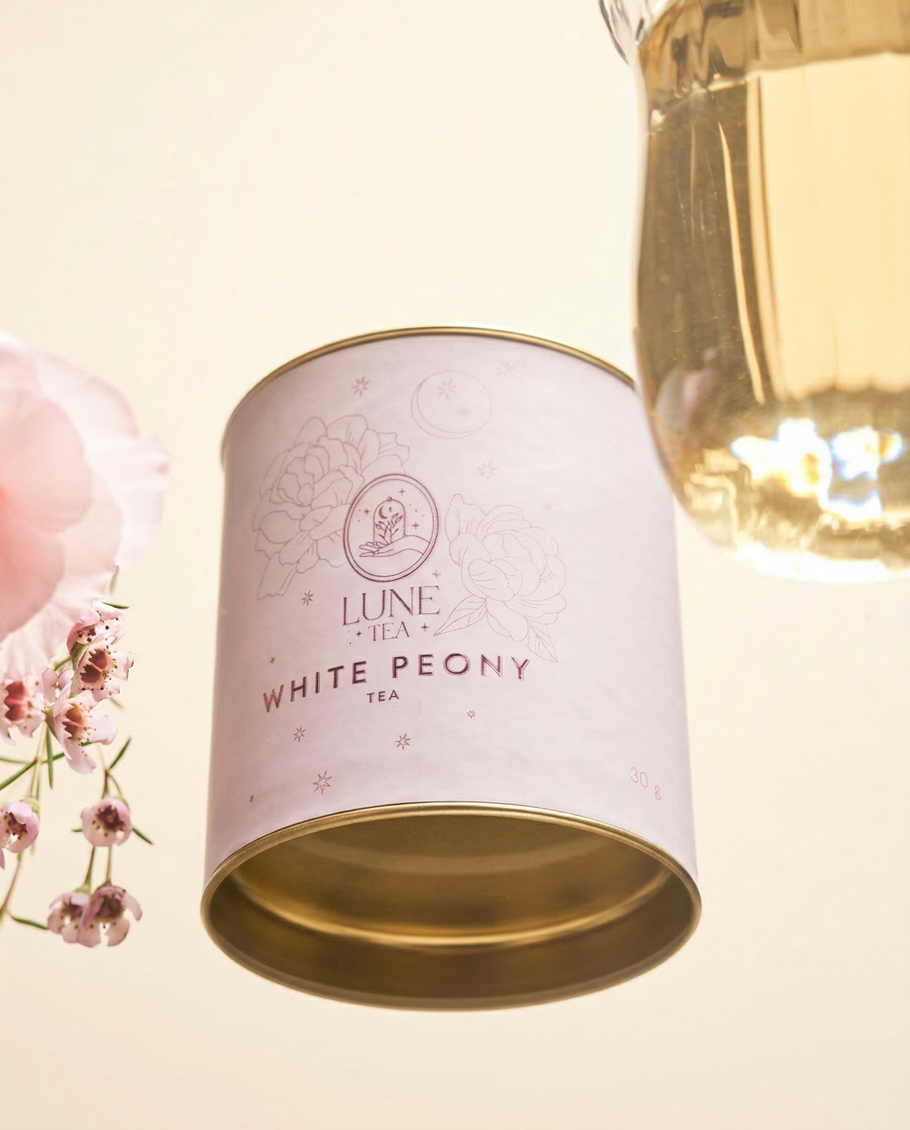 Pivoine blanche – thé blanc en feuilles